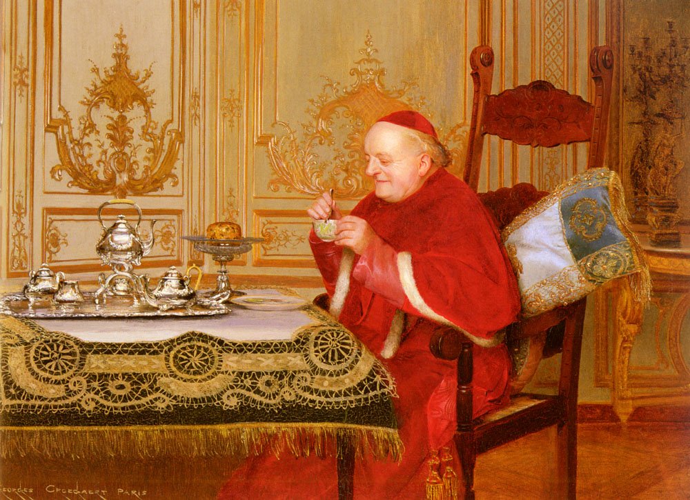 Teatime by Georges Croegaert