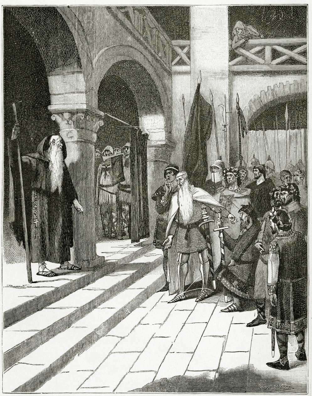 Les Burgraves, 19th Century by Georges Marie Rochegrosse