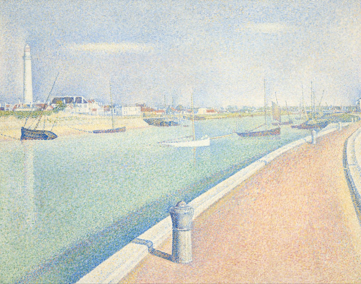 The Channel of Gravelines, Petit Fort Philippe by Georges Seurat