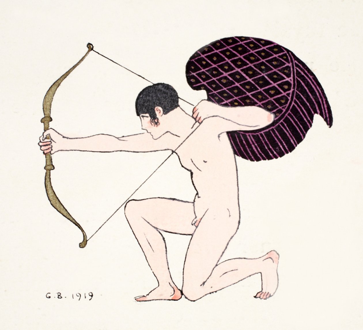 Cupid 1919 by Georges Barbier