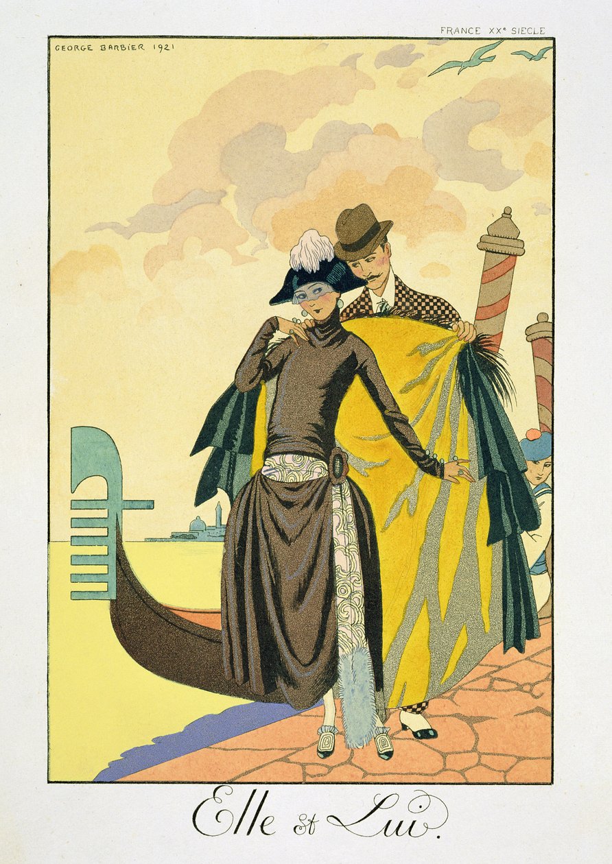 She and He by Georges Barbier