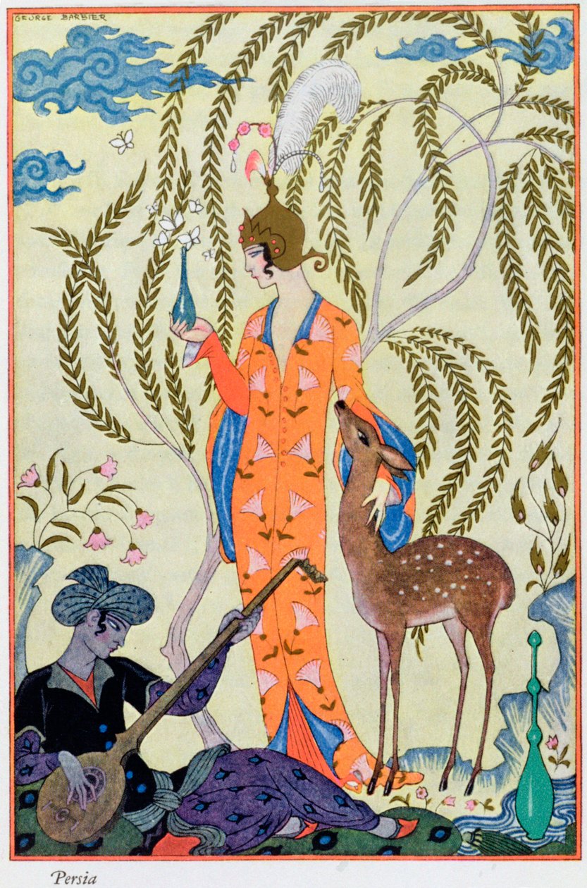 Persia, 1912 by Georges Barbier