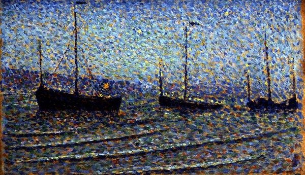 Fishing Boats by Georges Lemmen