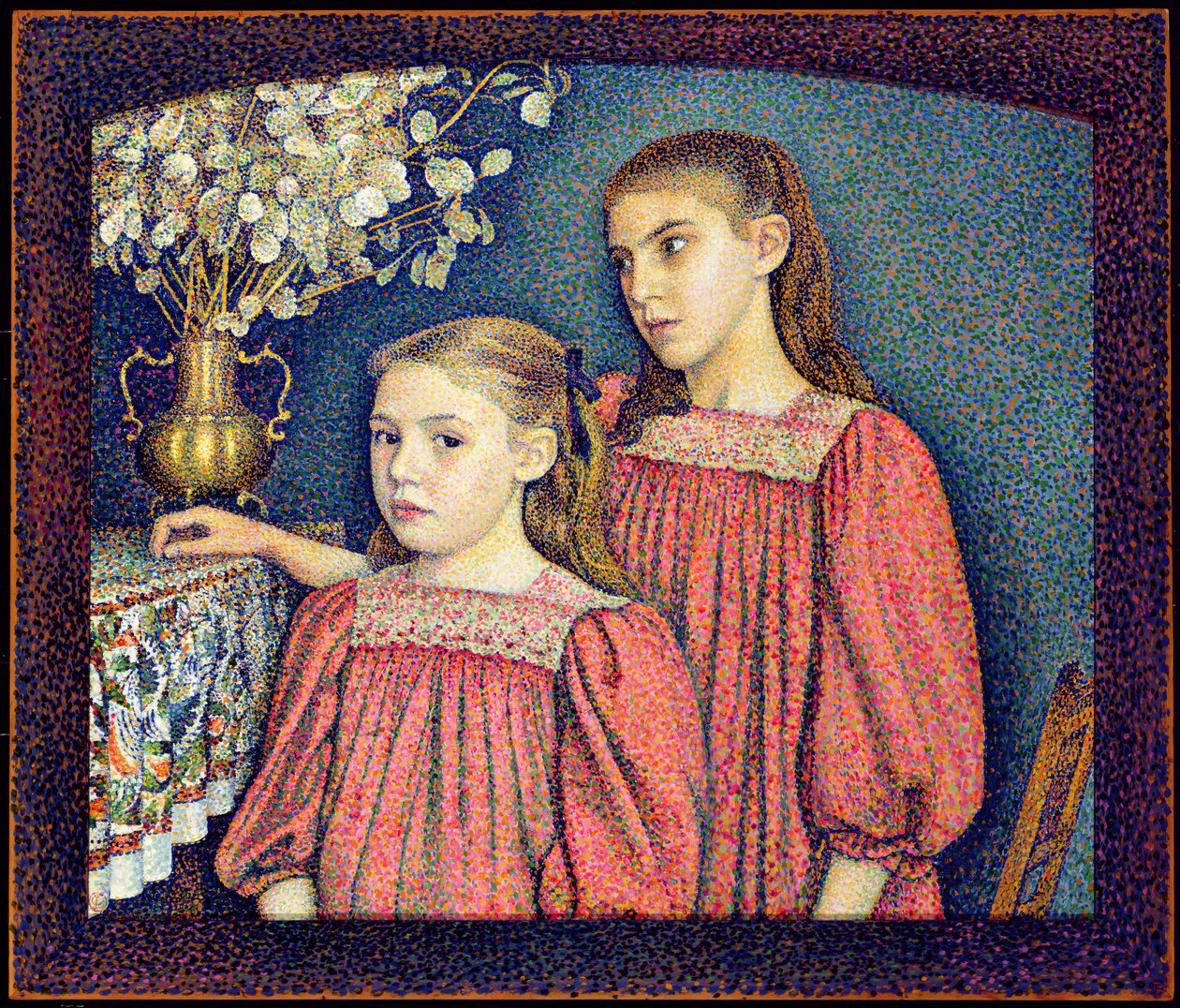 The Two Sisters, The Serruys Sisters by Georges Lemmen