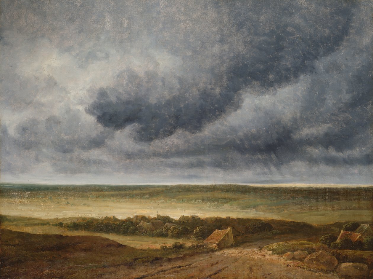 Road Near a Village by Georges Michel