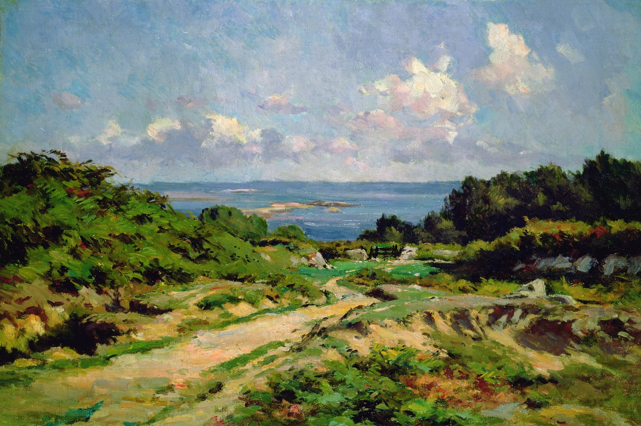 View of the Sea, Morbihan by Georges Serrier