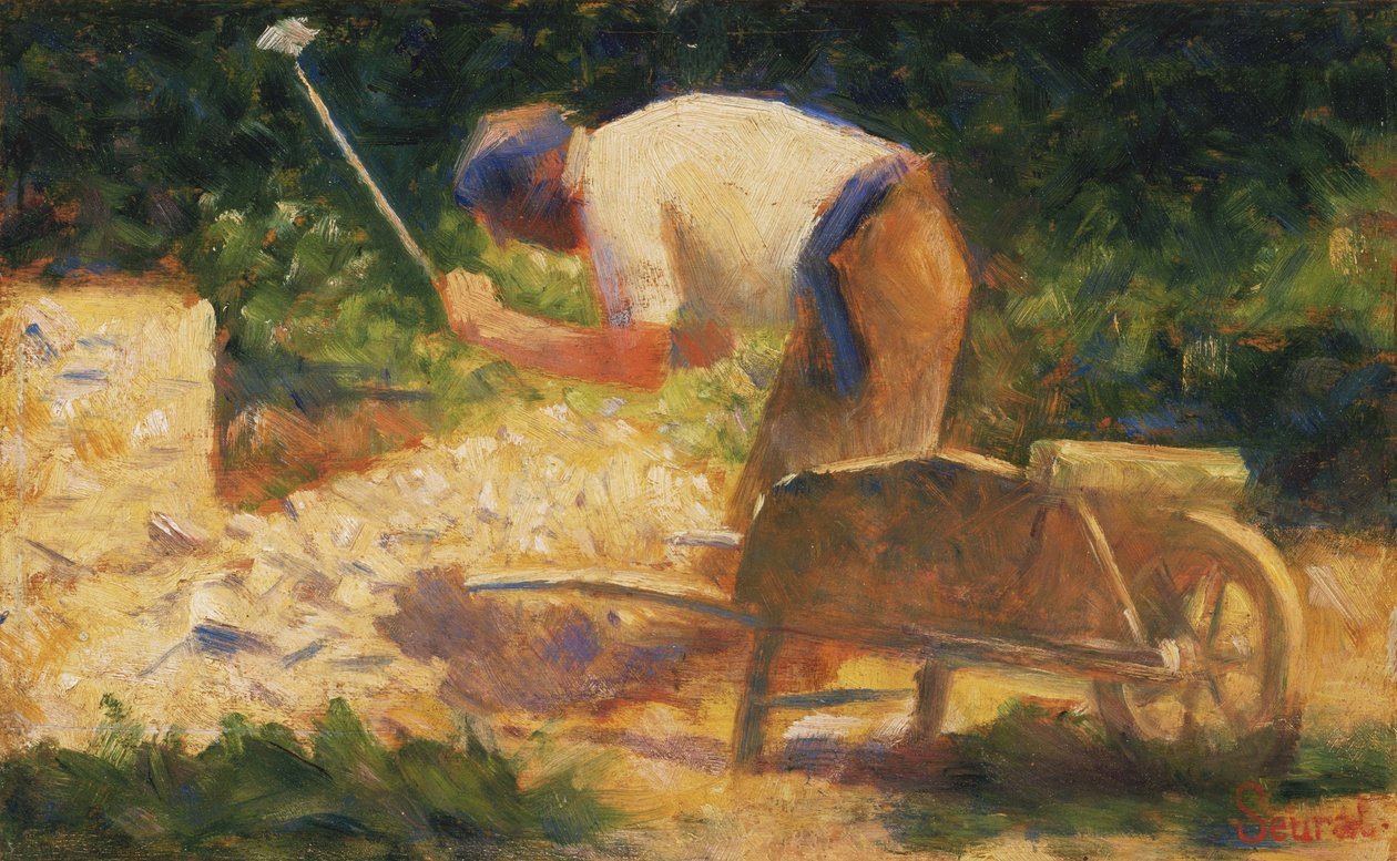 The Stone Breaker by Georges Seurat
