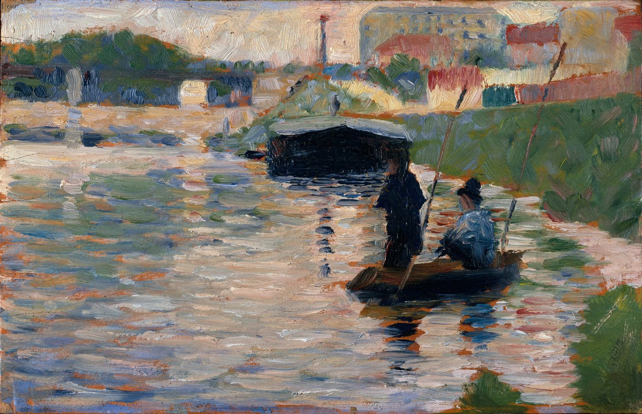 View of the Seine by Georges Seurat