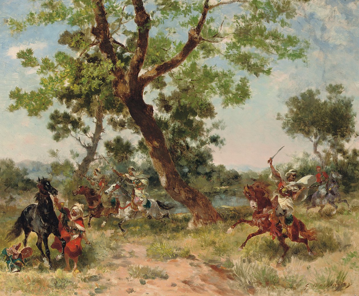 A Raiding Party by Georges Washington