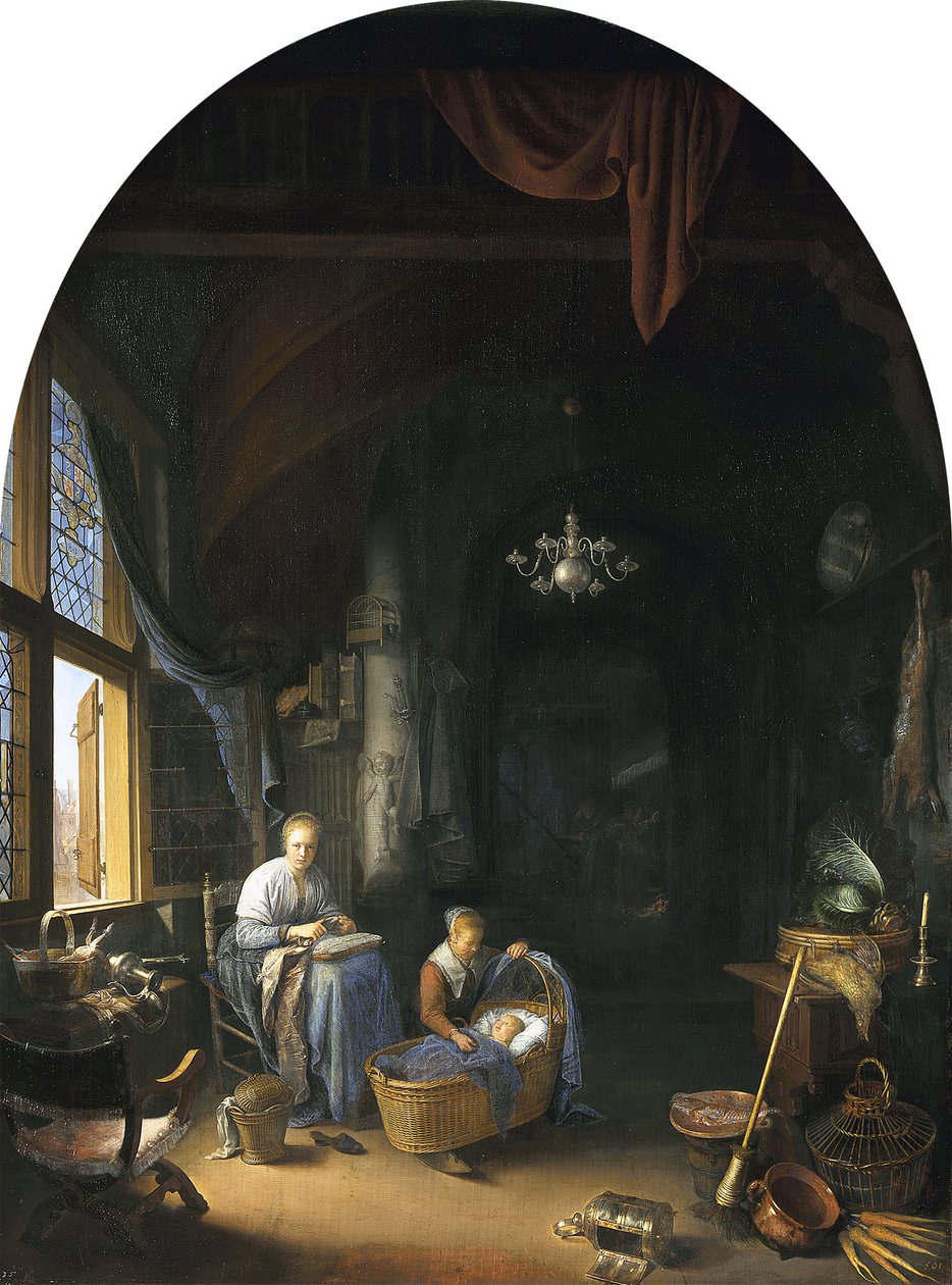 The Young Mother by Gerrit Dou