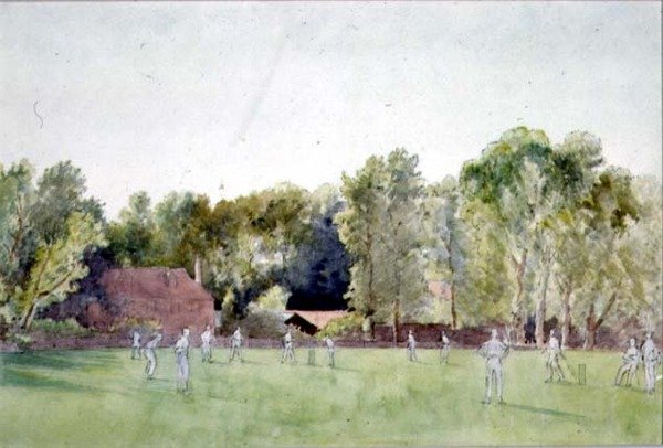 The Cricket Match by Gerard Chowne