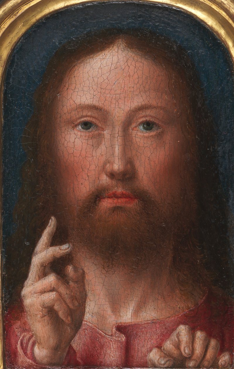 Christ Blessing by Gerard David