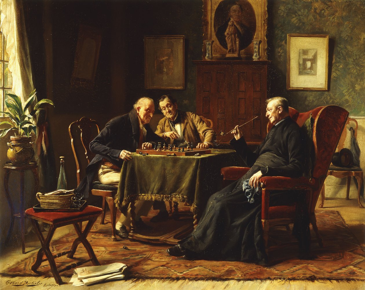 A Game of Chess by Gerard Portielje