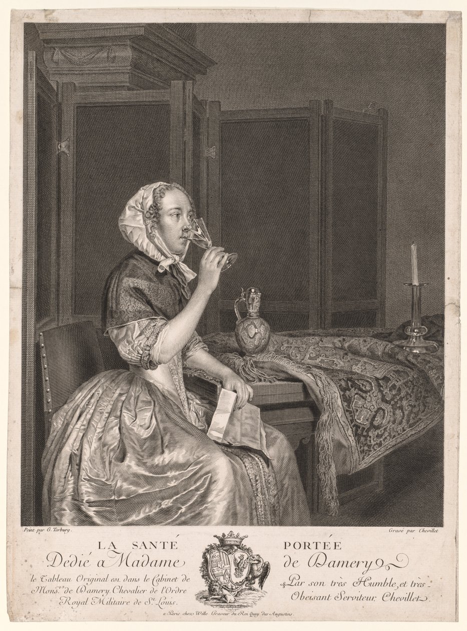 Drinking a Toast by Gerard ter Borch