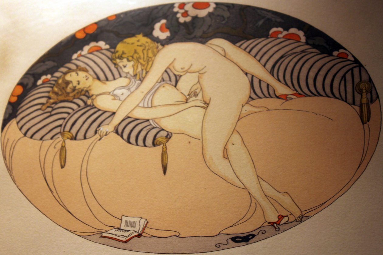 Series of Watercolors, Published in 1925 under the Title Les Delassements d