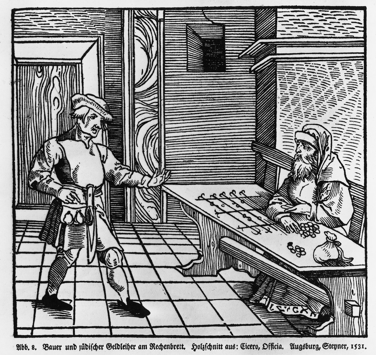 Money Lender, 1531 by German School