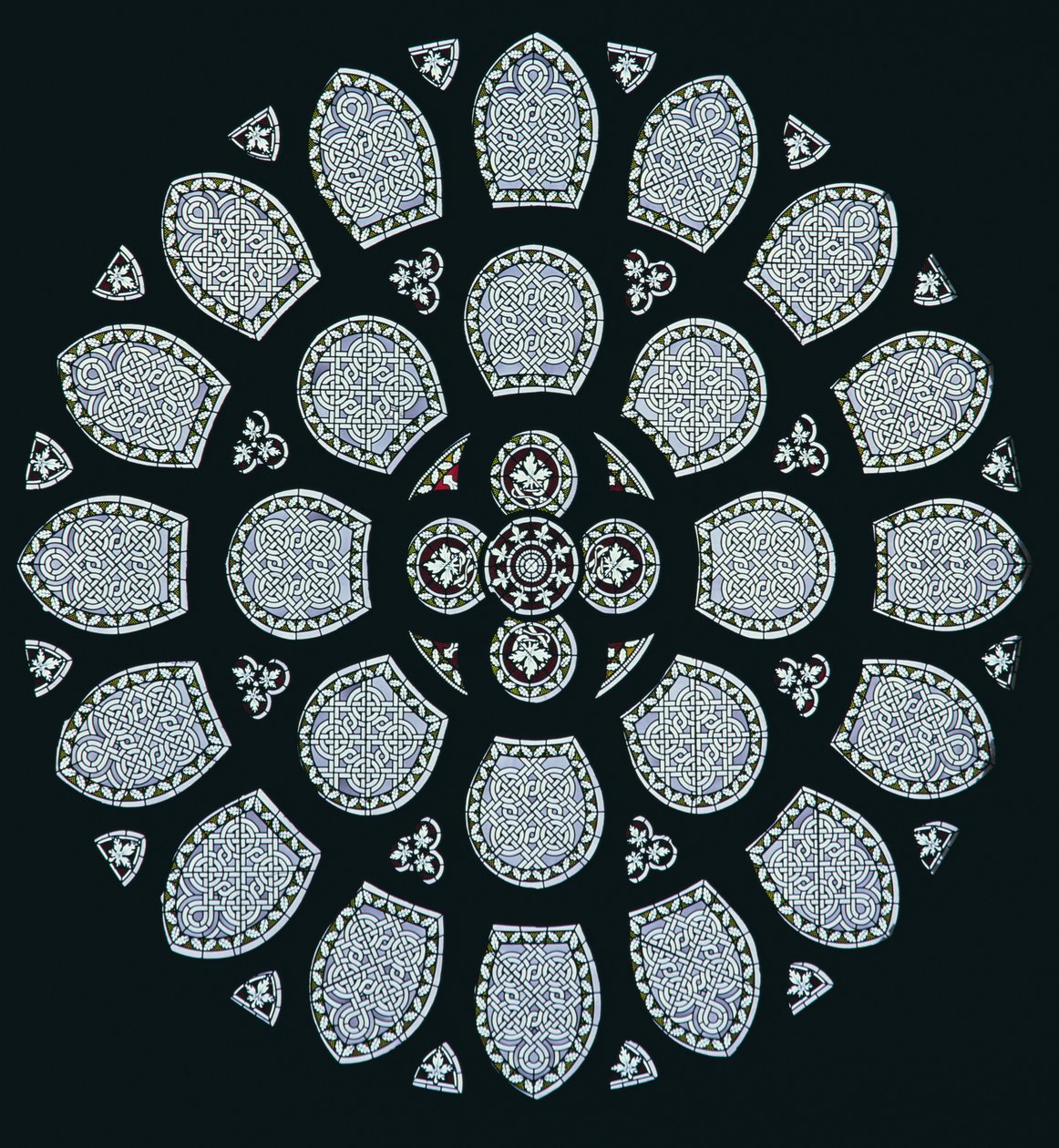 Rose Window by German School