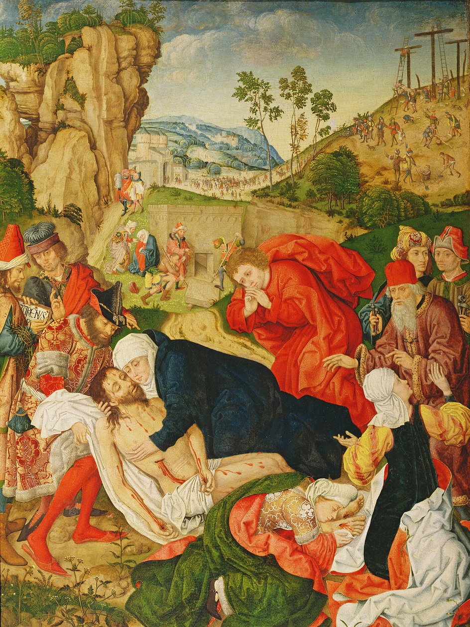The Entombment by German School