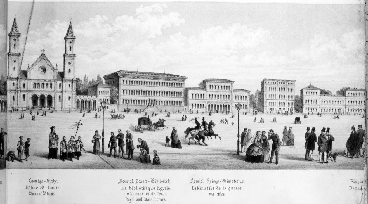 View of Munich by German School