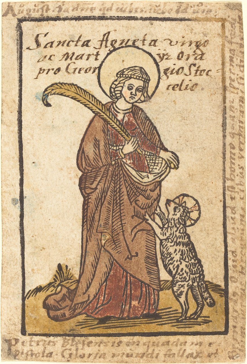 Saint Agnes by German 15th Century
