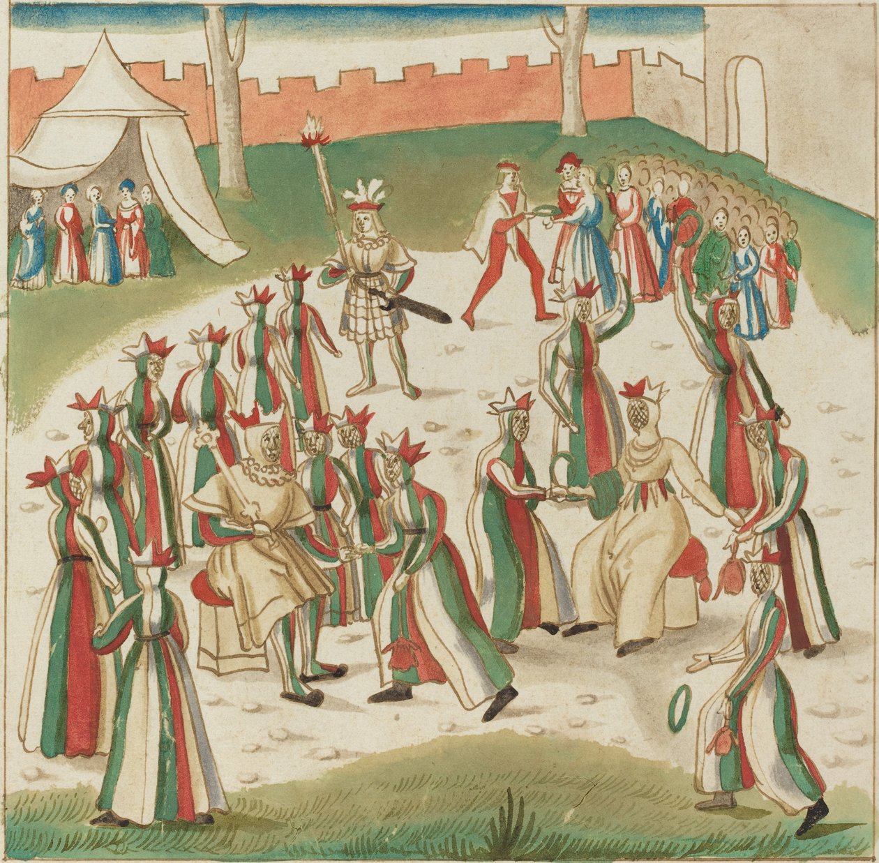 Outdoor Games by German 16th Century
