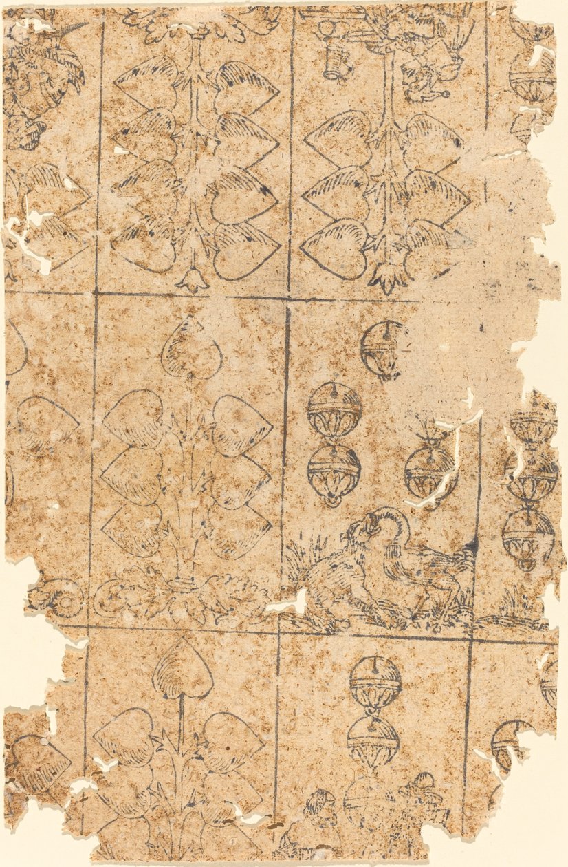 Playing Card by German 16th Century