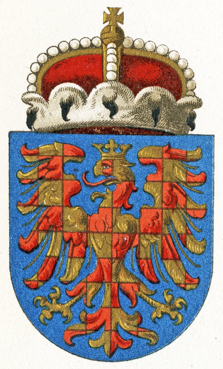 Coat of Arms of Moravia, c.1898 by German School