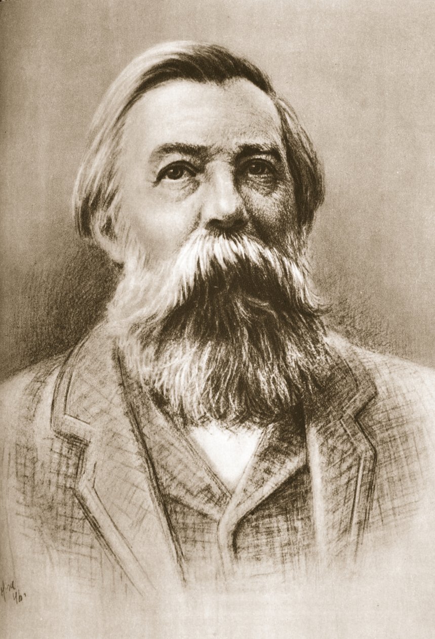 Frederick Engels by German School