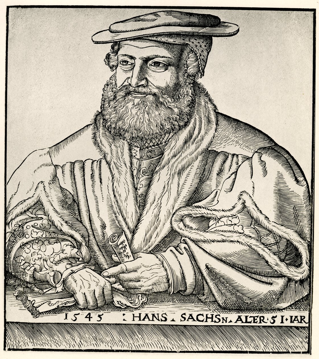 Hans Sachs by German School