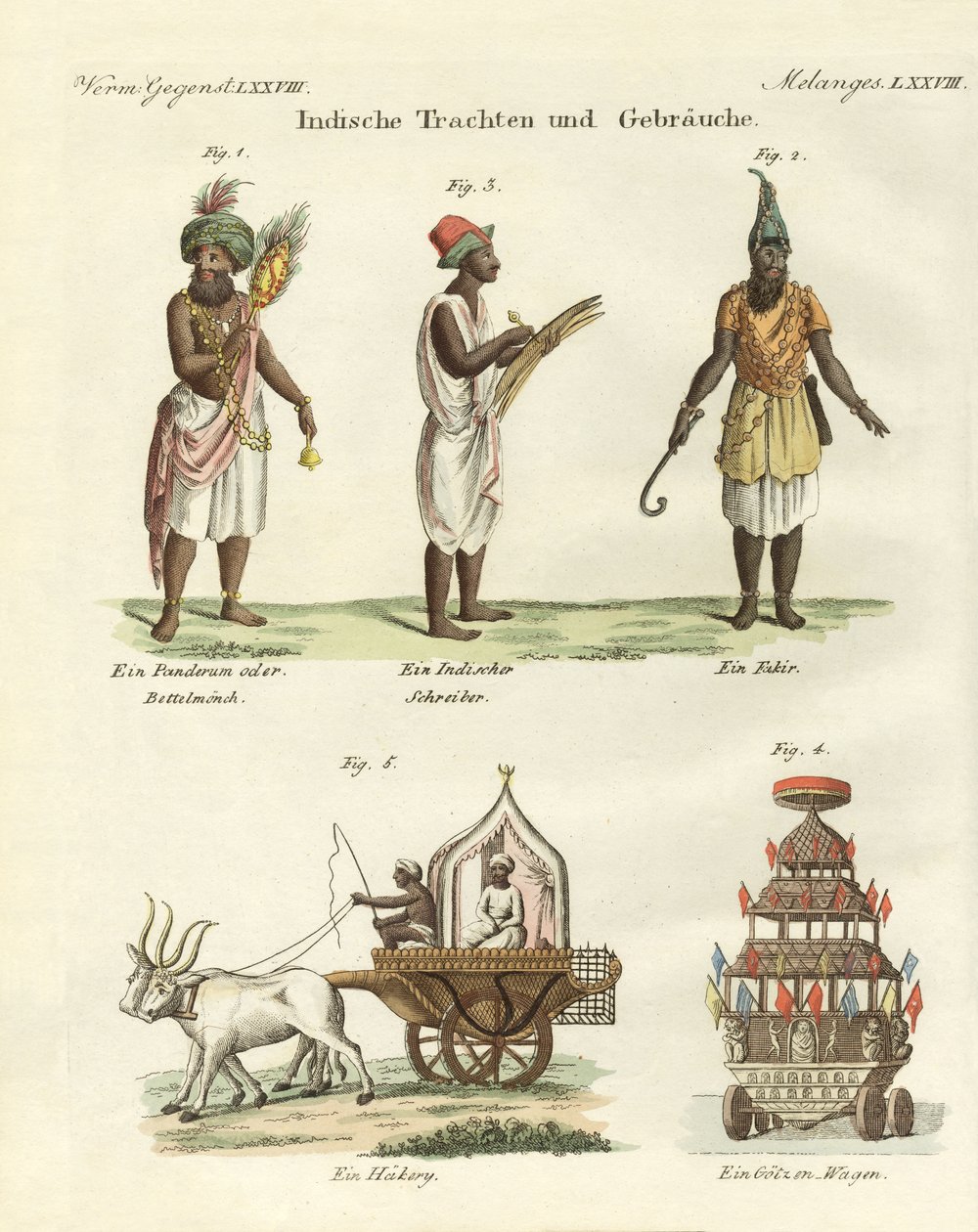 Indian Dresses by German School