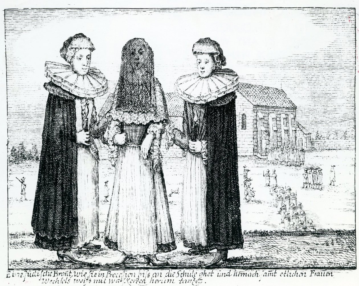 Jewish Wedding by German School