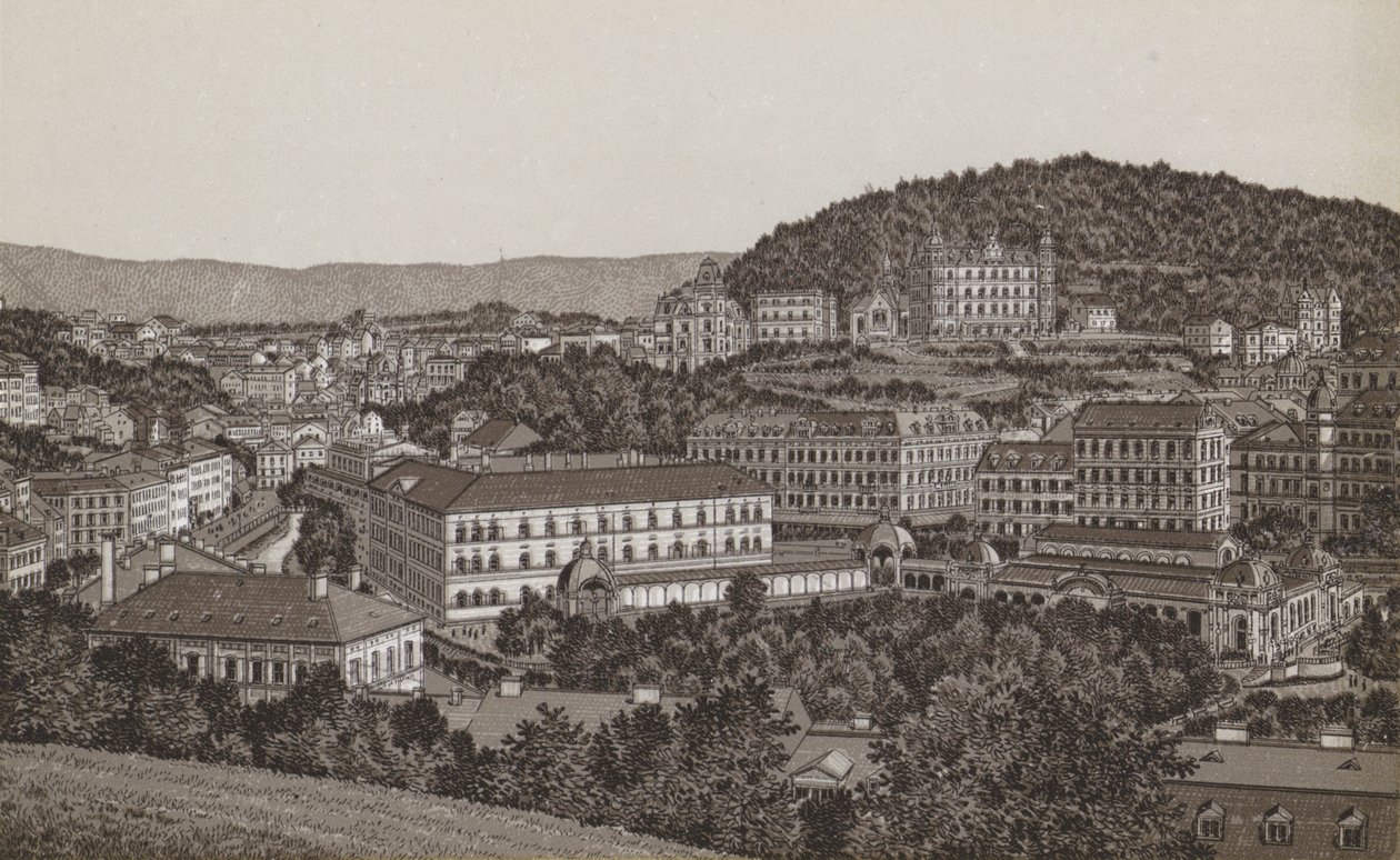 Karlsbad from the North Side by German School