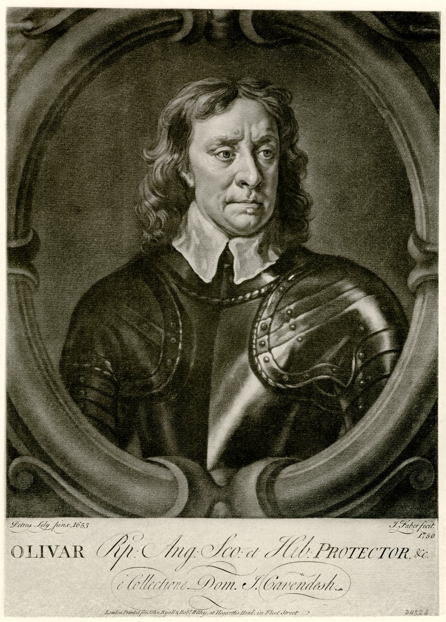 Oliver Cromwell by German School