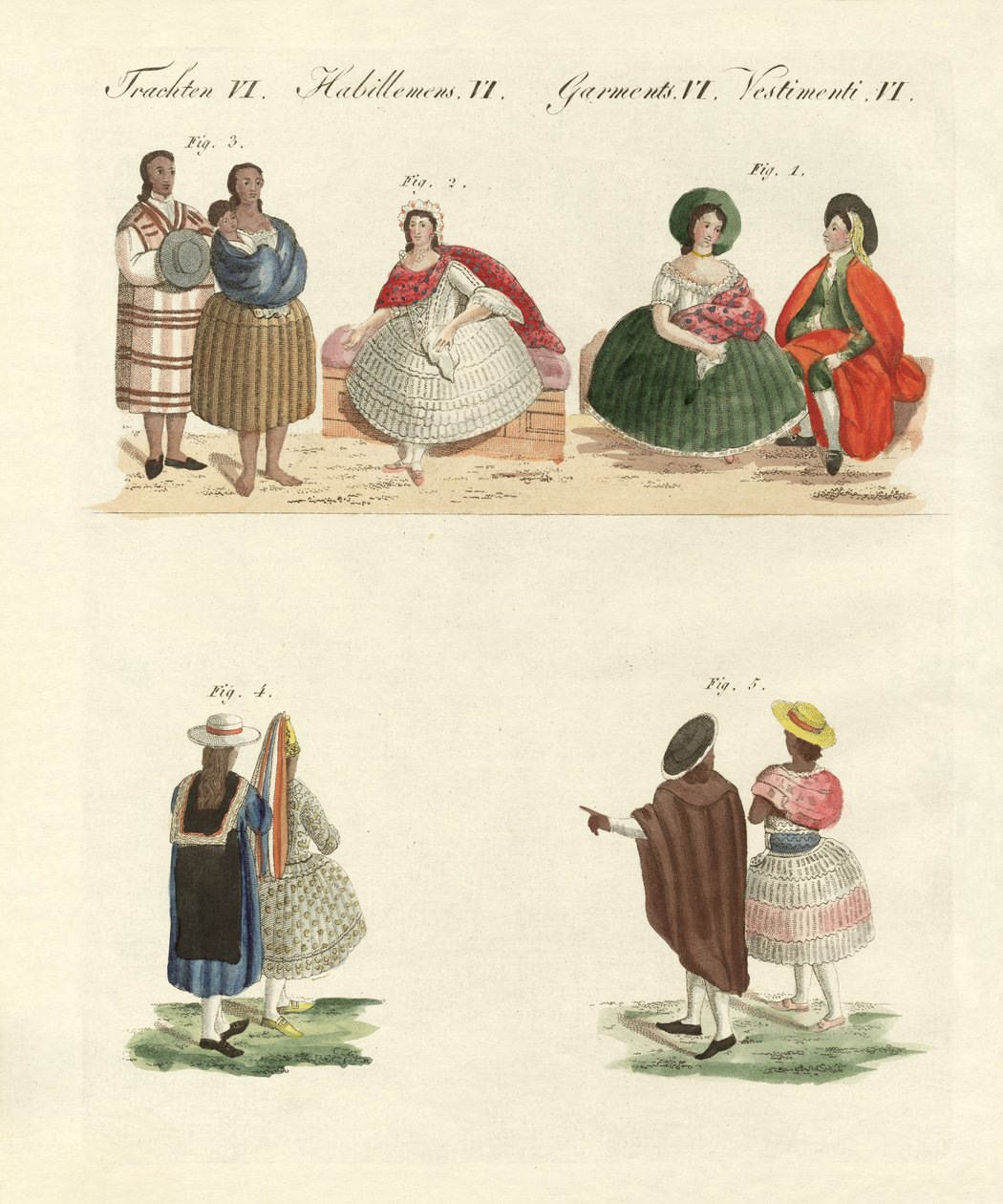 Peruvian dresses by German School