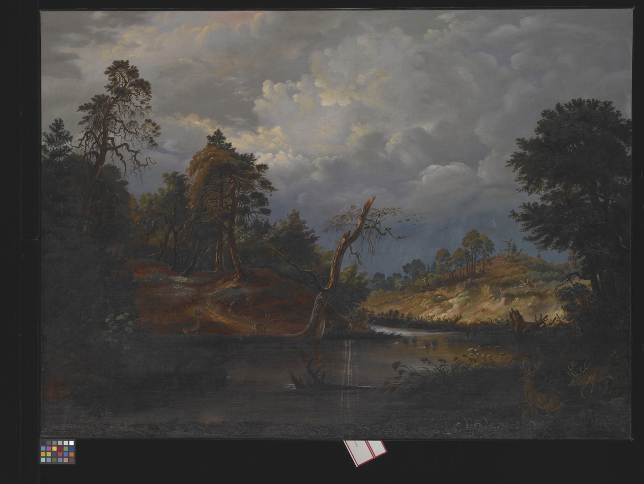 Romantic Landscape by German School
