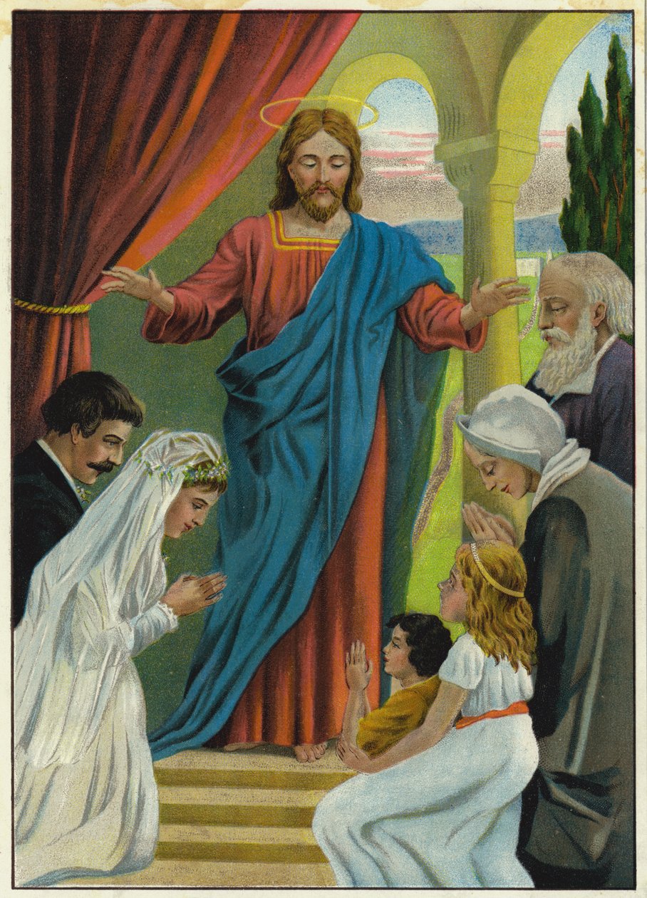 The love of Jesus by German School