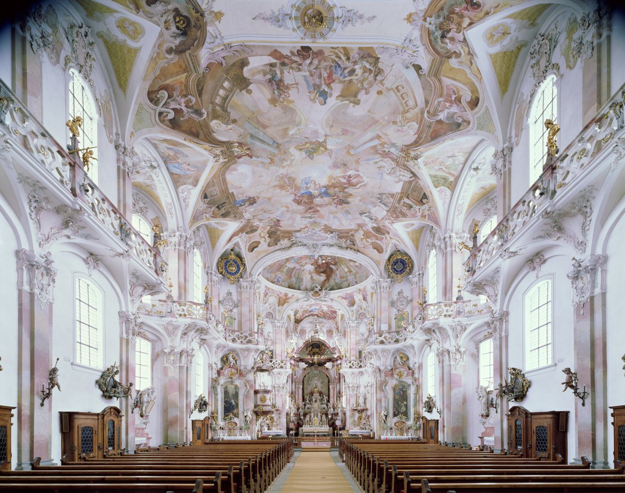View of the interior by German School