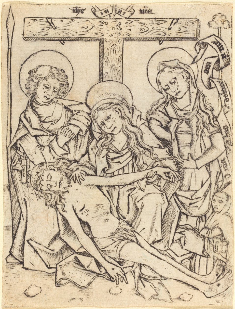 The Lamentation by German or Netherlandish 15th Century