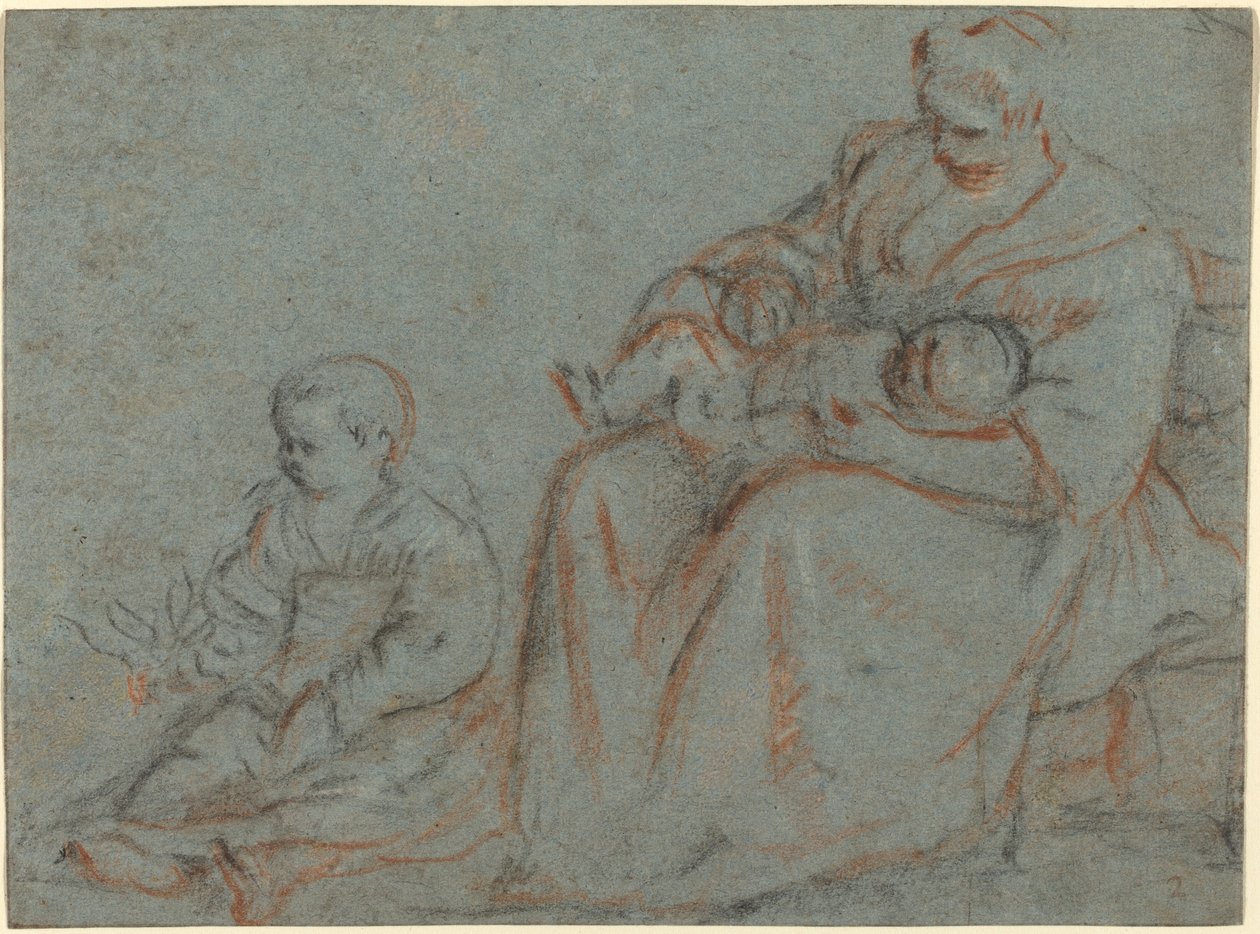 Domestic Scene by Gerolamo Bassano