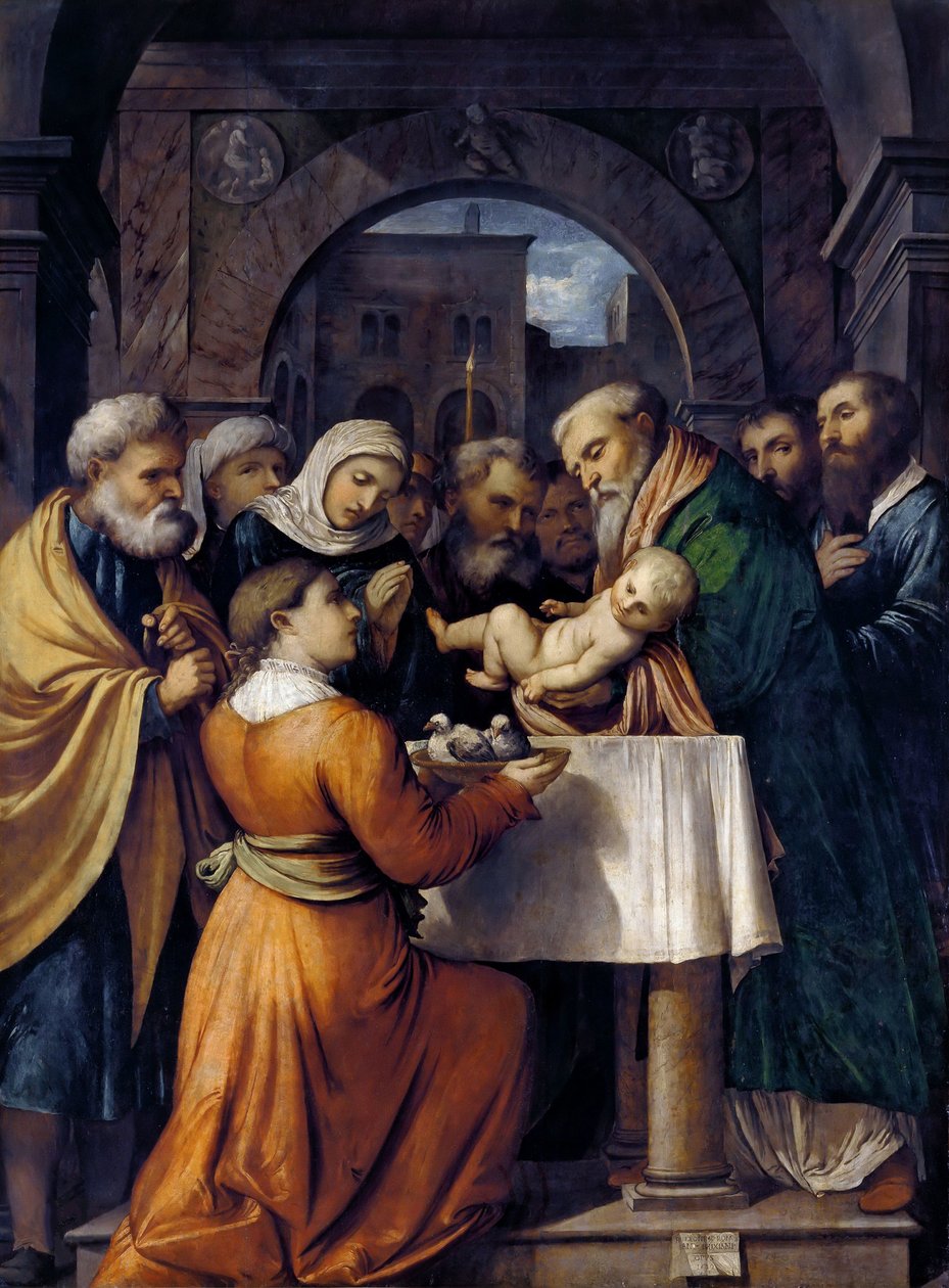 Presentation of Jesus in the Temple, 1529 by Gerolamo Romanino