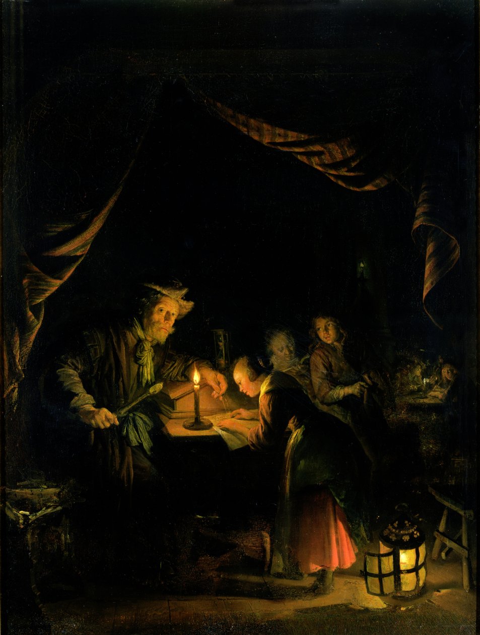 The School Master by Gerrit Dou
