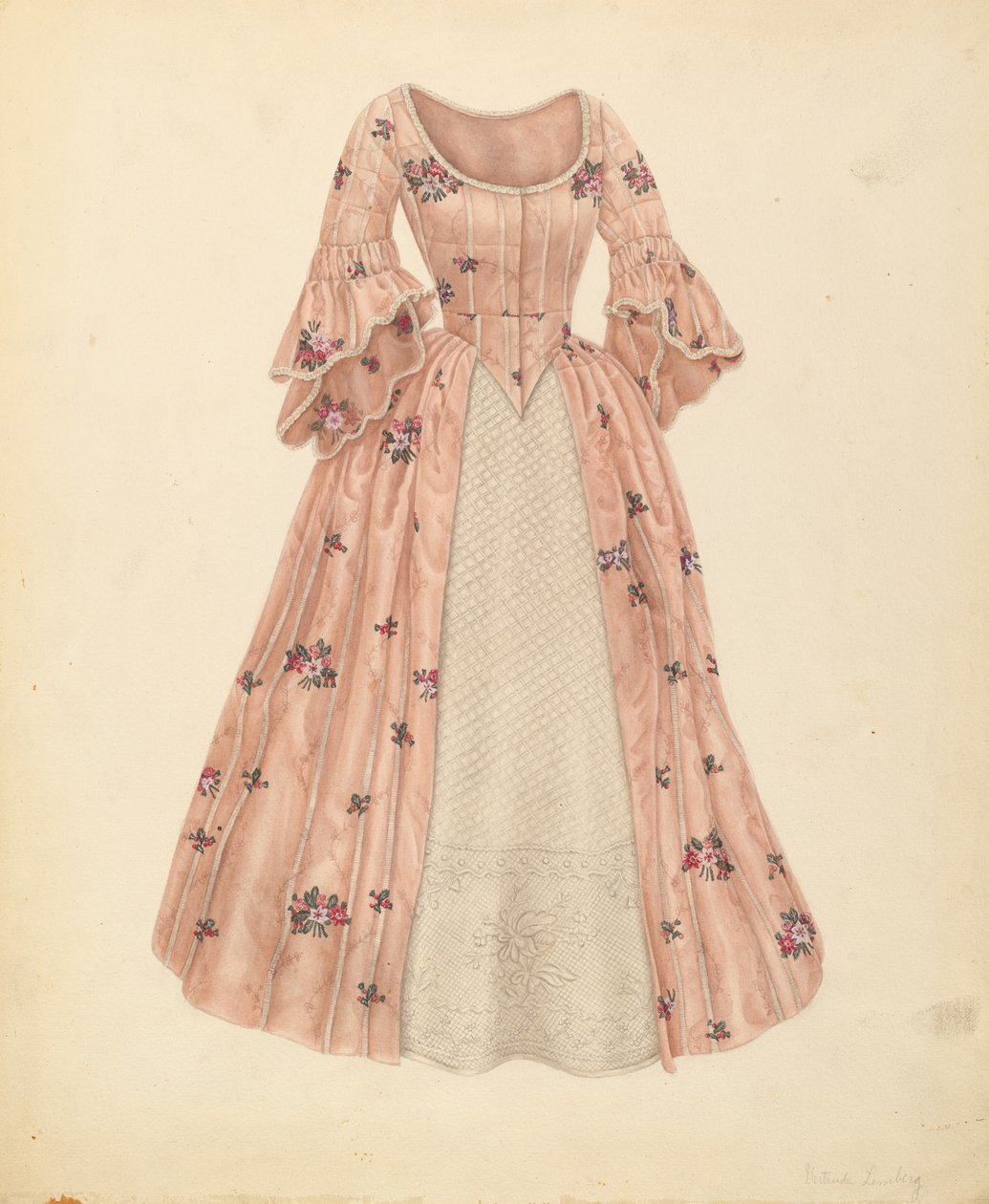 Petticoat Dress by Gertrude Lemberg