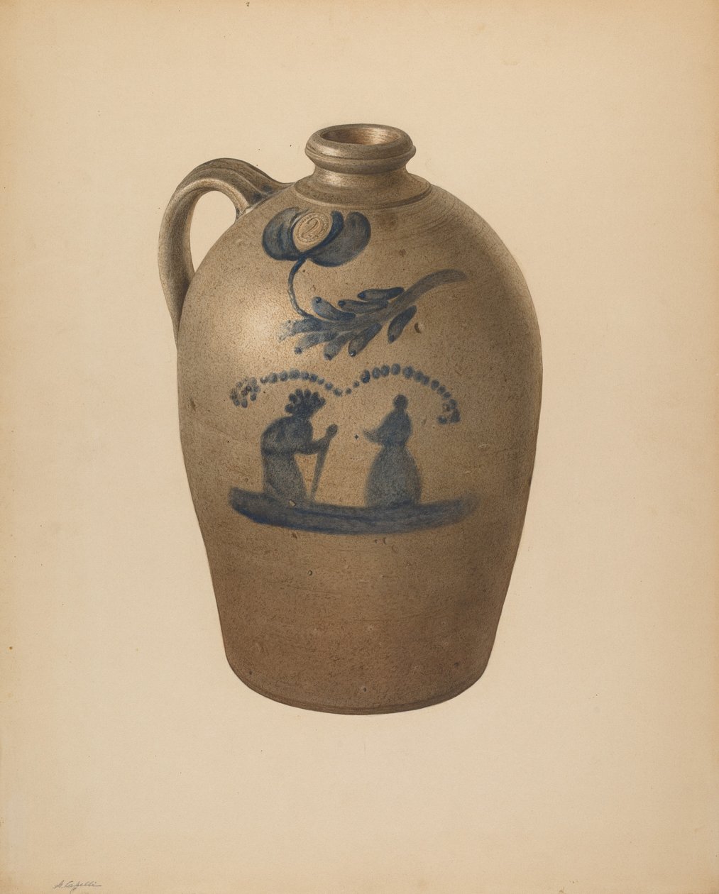 Jug, c. 1939 by Giacinto Capelli