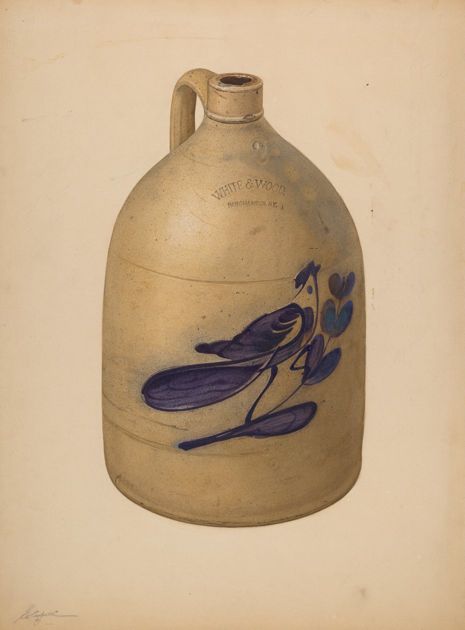 Jug, c. 1941 by Giacinto Capelli