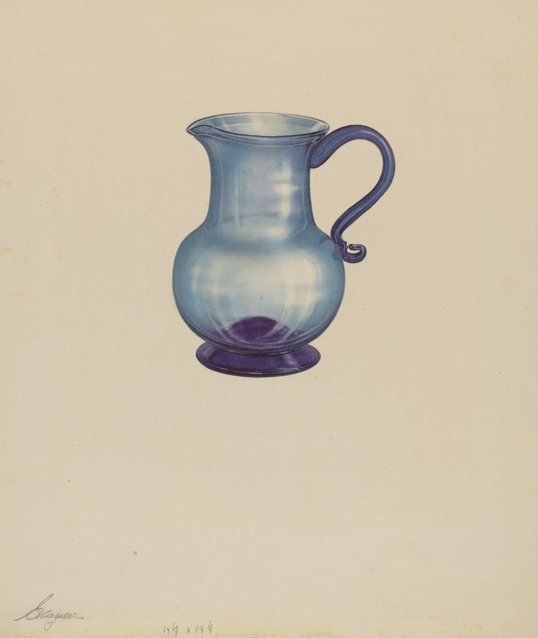 Pitcher by Giacinto Capelli