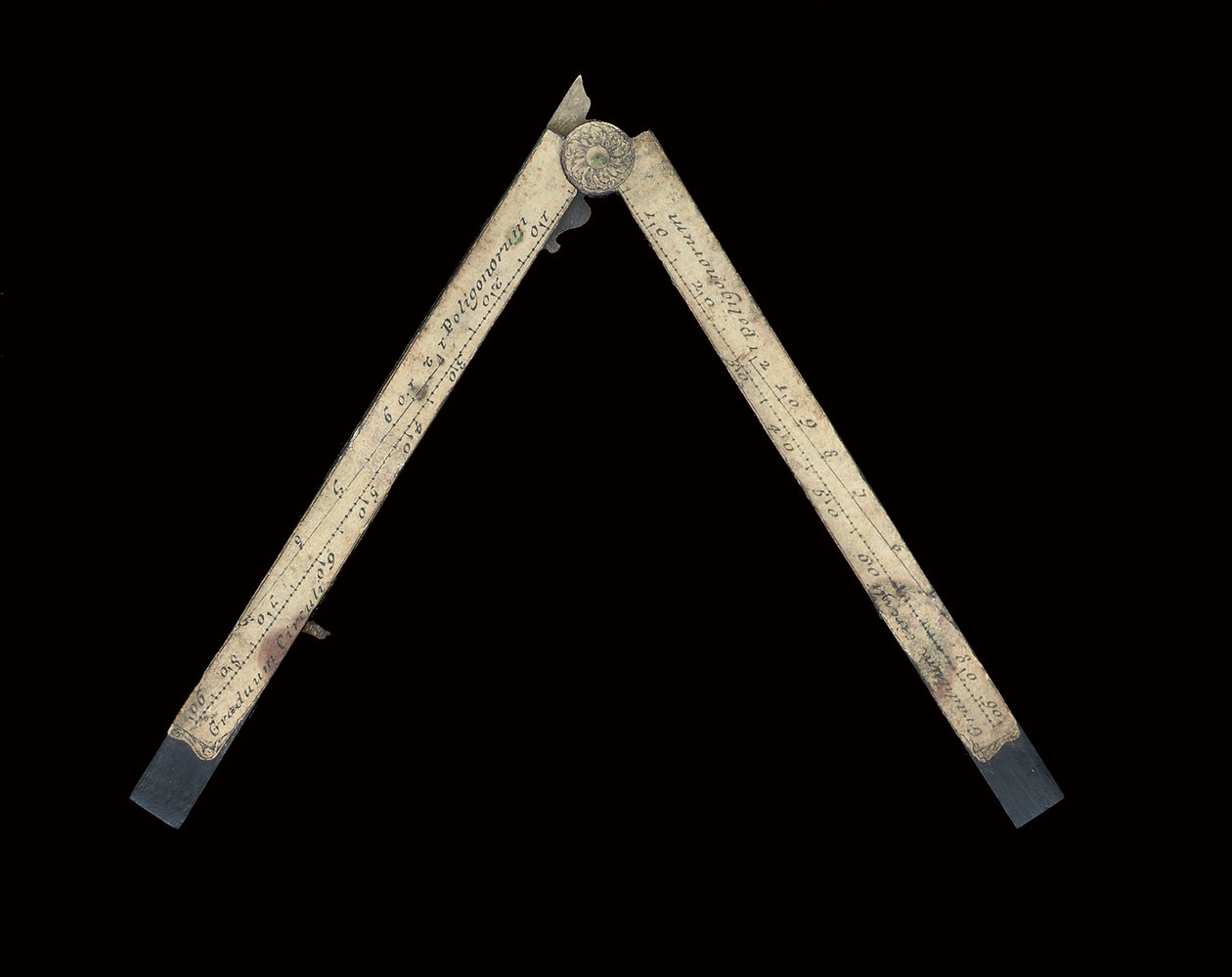 Pair of compasses by Giacomo Lusverg