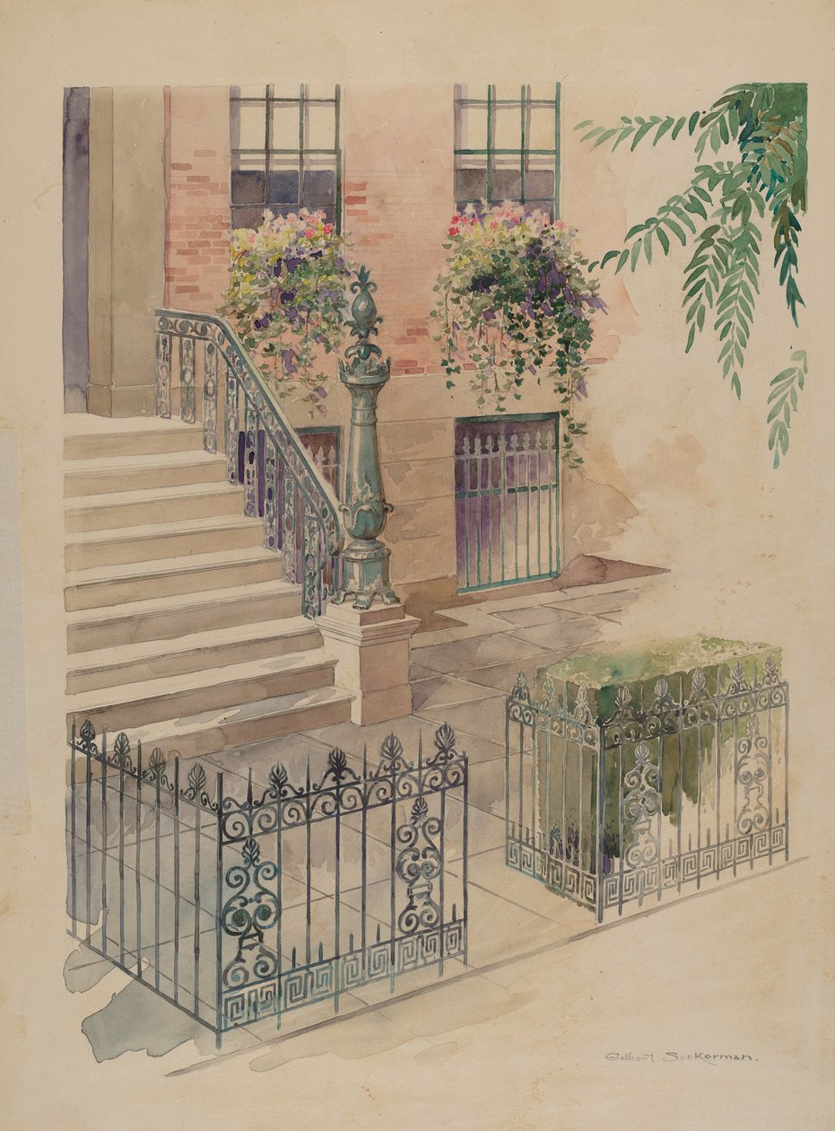 Balcony by Gilbert Sackerman