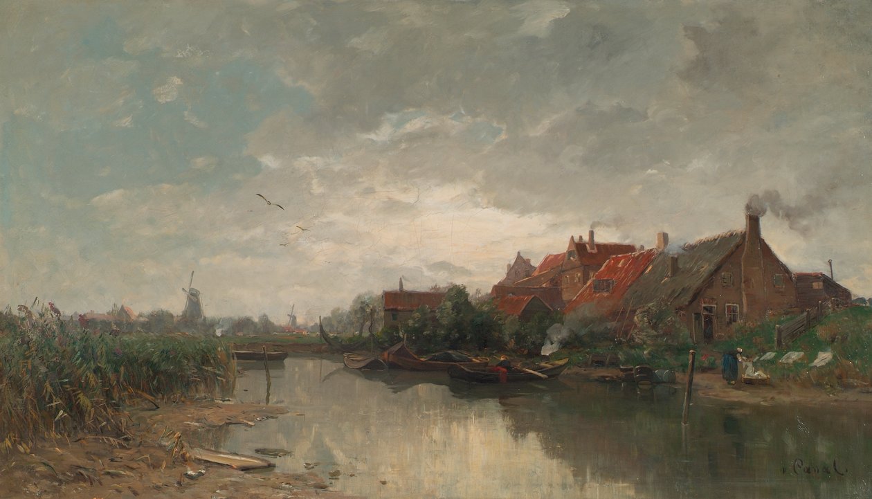 Dutch Canal by Gilbert von Canal