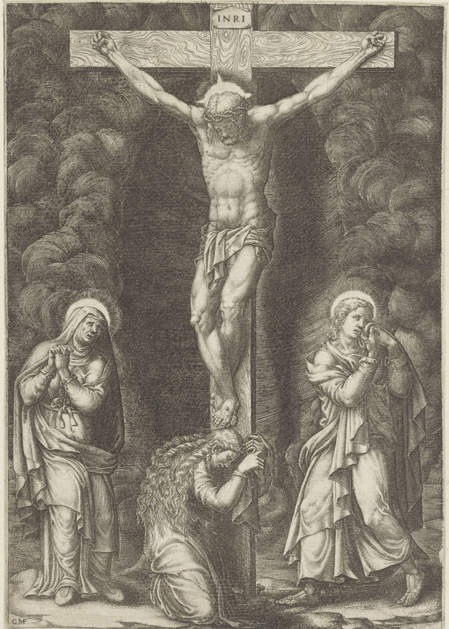 Crucifixion of Christ by Giorgio Ghisi