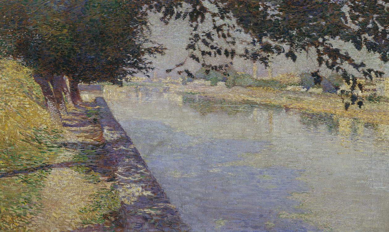 On Banks of Arno by Giorgio Kienerk
